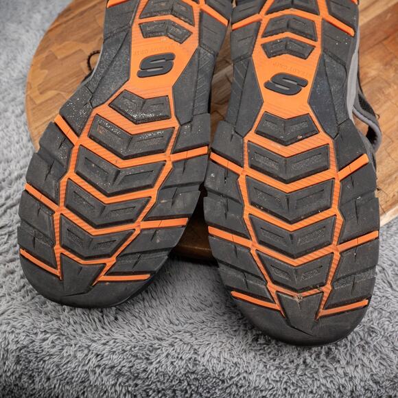 Skechers Men's Slip ins RF Tresmen Norvick Fisherman Sandals Gray Size: 12 - Picture 9 of 10